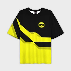 Мужская футболка оверсайз BVB FC: Yellow style