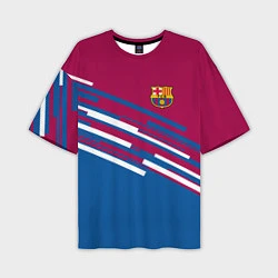 Мужская футболка оверсайз Barcelona FC: Sport Line 2018