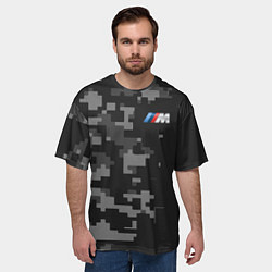 Футболка оверсайз мужская BMW БМВ, цвет: 3D-принт — фото 2