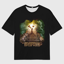 Футболка оверсайз мужская Led Zeppelin: Way to Heaven, цвет: 3D-принт
