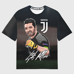 Футболка оверсайз мужская Джанлуиджи Буффон, цвет: 3D-принт