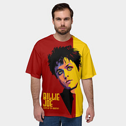 Футболка оверсайз мужская Green Day: Billy Joe, цвет: 3D-принт — фото 2