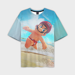 Мужская футболка оверсайз Super Mario Summer Odyssey