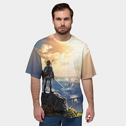 Футболка оверсайз мужская Knight Link, цвет: 3D-принт — фото 2