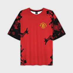 Футболка оверсайз мужская FC Manchester United: Red Original, цвет: 3D-принт