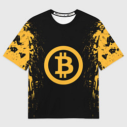 Мужская футболка оверсайз Bitcoin Master