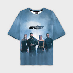 Мужская футболка оверсайз Skillet: Smoke