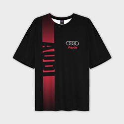 Футболка оверсайз мужская Audi: Black Sport, цвет: 3D-принт