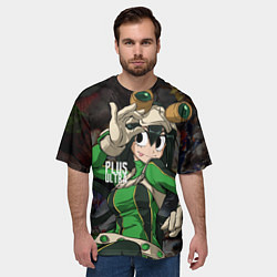 Футболка оверсайз мужская My Hero Academia в очках, цвет: 3D-принт — фото 2