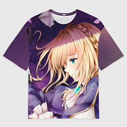 Футболка оверсайз мужская Violet Evergarden, цвет: 3D-принт