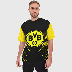 Футболка оверсайз мужская Borussia FC: Sport Fashion, цвет: 3D-принт — фото 2
