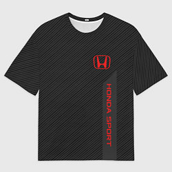 Футболка оверсайз мужская Honda: Sport Line, цвет: 3D-принт