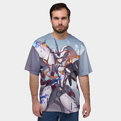 Футболка оверсайз мужская Zero Two, цвет: 3D-принт — фото 2