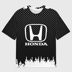 Футболка оверсайз мужская Honda: Black Side, цвет: 3D-принт