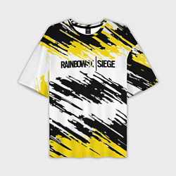 Мужская футболка оверсайз Rainbow Six Siege: Yellow