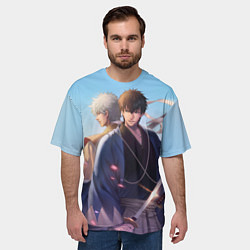 Футболка оверсайз мужская Gintama, цвет: 3D-принт — фото 2