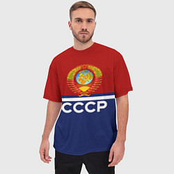 Футболка оверсайз мужская СССР: Спортсмен, цвет: 3D-принт — фото 2