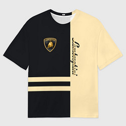 Футболка оверсайз мужская Lamborghini Sport, цвет: 3D-принт