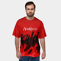 Футболка оверсайз мужская Агата Кристи: Высший рок, цвет: 3D-принт — фото 2