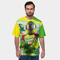 Футболка оверсайз мужская GTA V: Online Racer, цвет: 3D-принт — фото 2