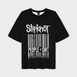 Мужская футболка оверсайз Slipknot: People Shit