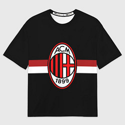 Футболка оверсайз мужская AC Milan 1899, цвет: 3D-принт