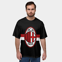 Футболка оверсайз мужская AC Milan 1899, цвет: 3D-принт — фото 2