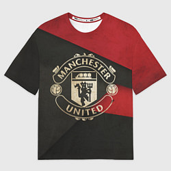 Футболка оверсайз мужская FC Man United: Old Style, цвет: 3D-принт