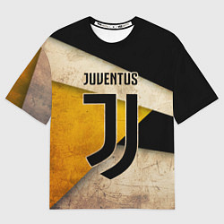 Футболка оверсайз мужская FC Juventus: Old Style, цвет: 3D-принт