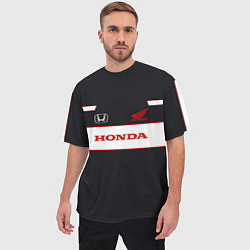Футболка оверсайз мужская Honda Sport, цвет: 3D-принт — фото 2