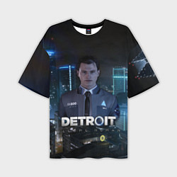 Футболка оверсайз мужская Detroit: Connor, цвет: 3D-принт