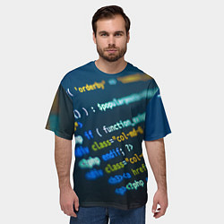 Футболка оверсайз мужская Programming Collection, цвет: 3D-принт — фото 2