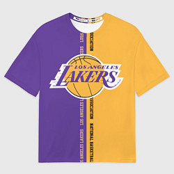 Мужская футболка оверсайз NBA: LA Lakers