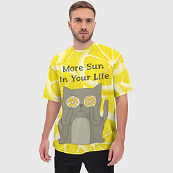 Футболка оверсайз мужская More Sun In Your Life, цвет: 3D-принт — фото 2