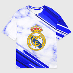 Мужская футболка оверсайз Real Madrid