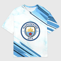 Мужская футболка оверсайз Manchester city