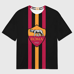 Футболка оверсайз мужская FC Roma 1927, цвет: 3D-принт