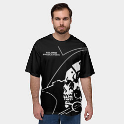 Футболка оверсайз мужская Ludens Kojima Productions, цвет: 3D-принт — фото 2