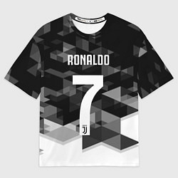 Футболка оверсайз мужская CRonaldo 7, цвет: 3D-принт