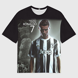Футболка оверсайз мужская RONALDO 7, цвет: 3D-принт