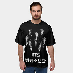 Футболка оверсайз мужская BTS Group, цвет: 3D-принт — фото 2