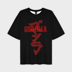 Футболка оверсайз мужская Godzilla: Hieroglyphs, цвет: 3D-принт