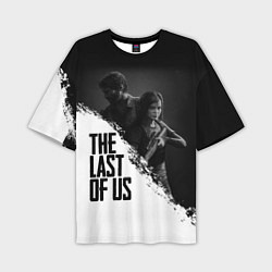 Футболка оверсайз мужская The Last of Us: White & Black, цвет: 3D-принт