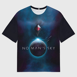 Футболка оверсайз мужская No Man’s Sky: Dark Space, цвет: 3D-принт
