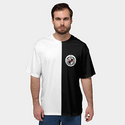 Футболка оверсайз мужская Monokuma School, цвет: 3D-принт — фото 2