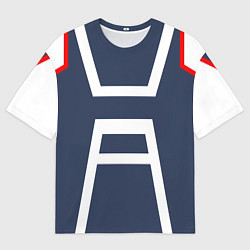 Футболка оверсайз мужская MHA U A SCHOOL, цвет: 3D-принт