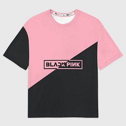 Футболка оверсайз мужская Black Pink, цвет: 3D-принт