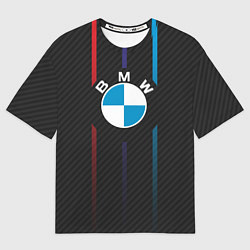 Футболка оверсайз мужская BMW: Three Lines, цвет: 3D-принт