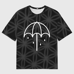Футболка оверсайз мужская BMTH Umbrella, цвет: 3D-принт