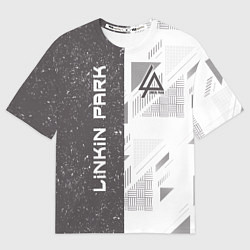 Футболка оверсайз мужская Linkin Park: Grey Form, цвет: 3D-принт